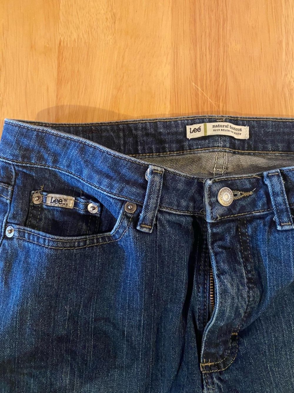 Lee Women’s Natural Bootcut Blue Jeans 10M